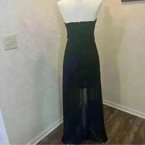 Windsor Black Hi-Lo Formal Dress Size 7/8 - Picture 6 of 6